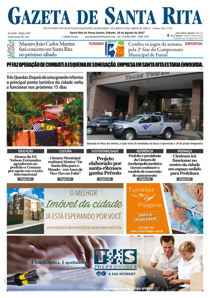 Capa completa GAZETA