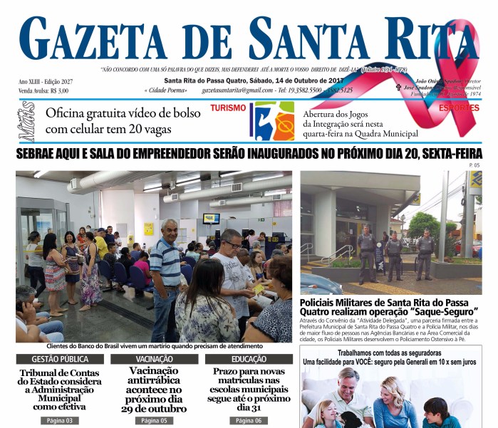 Capa completa GAZETA