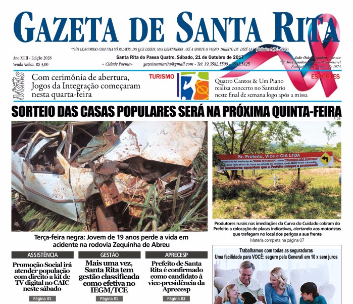 Capa completa GAZETA